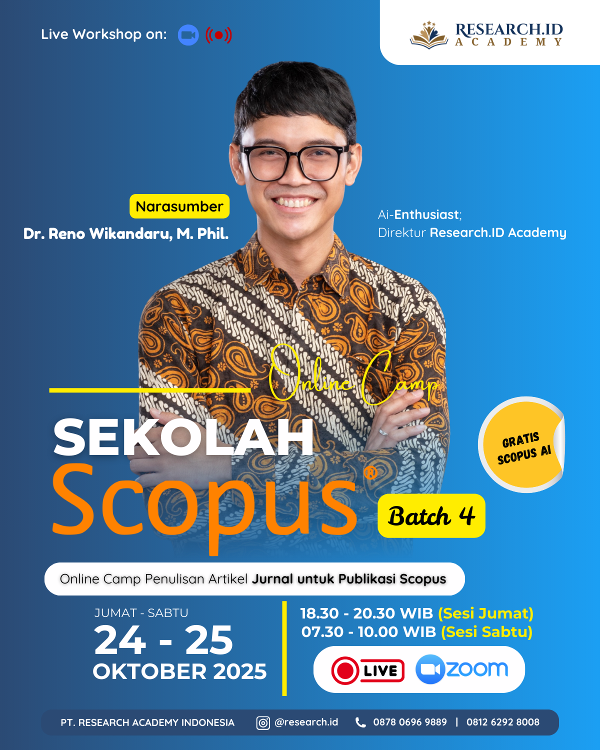 Dr. Reno Wikandaru, M. Phil.